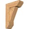Ekena Millwork Traditional Slat Smooth Bracket w/ Offset Brace, Western Red Cedar, 7 1/2"W x 20"D x 28"H BKT0806X20X28TRA06SWR - alternate 1